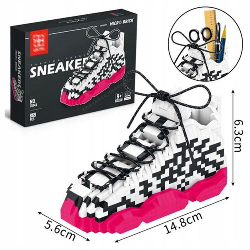 Klocki mini but Sneaker 3D zestaw dekoracyjny organizer na biurko na Arena.pl