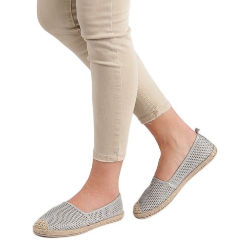 Szare Tekstylne Espadryle r.40 na Arena.pl