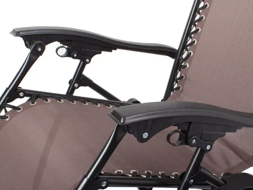 Leżak ogrodowy fotel plażowy składany gravity zero na Arena.pl