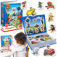 Zestaw Magnesów Psi Patrol Paw Patrol Kolorowa Tablica 65 Magnesów