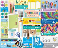 BEBE INTERDRUK DUŻA WYPRAWKA ZESTAW DO SZKOŁY XXL 1-3 + GRATIS 26 ELEMENTÓW