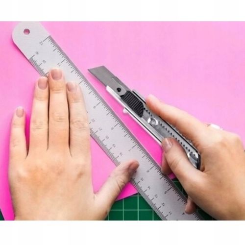 NÓŻ METALOWY NOŻYK TAPECIAK WYSUWANY Z OSTRZAMI OSTRZEM ŁAMANYM DO na Arena.pl