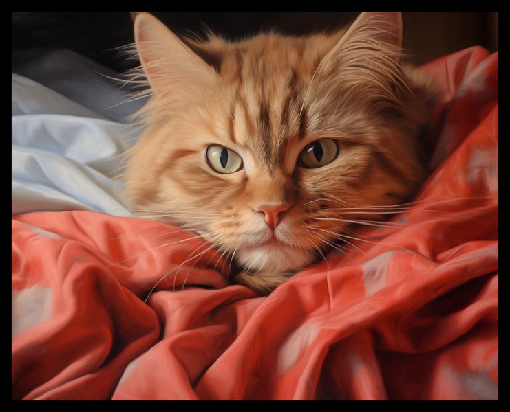Plakat 50x40cm Mruczący Spokój zdjęcie 2