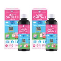 TRAN Multi OMEGA 3 Junior EPA i DHA Witaminy Dla dzieci ODPORNOŚĆ ZESTAW