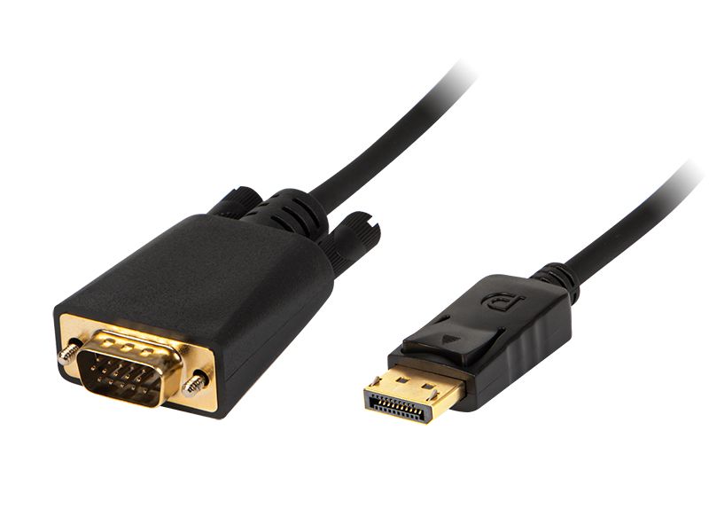 Przyłącze DISPLAY PORT-VGA 1,8m zdjęcie 1