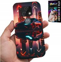 ETUI DO MOTOROLA MOTO E7 PLUS - SAMOCHODY FAN, WZORY DLA MĘŻCZYZN +FOLIA