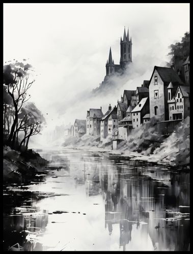 Plakat 60x80cm Mglisty Refleks na Arena.pl