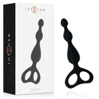 intense danti czarny stymulator analny silikonowy 17,5 cm