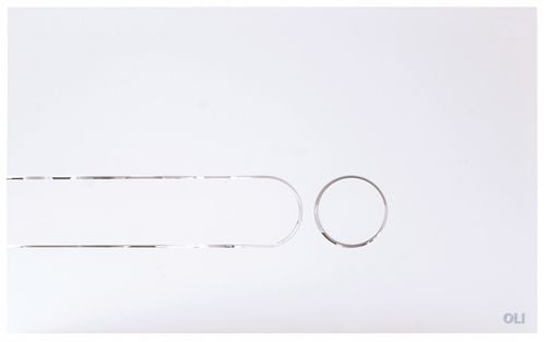 Przycisk spłukujący do stelaża podtynkowego KOŁO SLIM SLIM 2 biały na Arena.pl