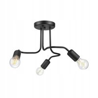 PLAFON LAMPA SUFITOWA LAMKUR CHARLIE 38810 CZARNY