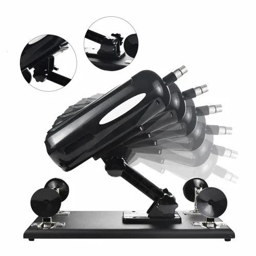 Sex maszyna wibrator zestaw 4x DILDO machine GUN na Arena.pl