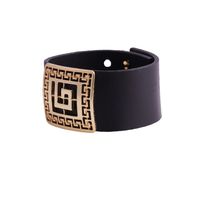 bransoletka skórzana grecka klamra (b22/jes/203au)