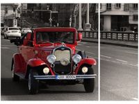 OBRAZ SAMOCHÓD VINTAGE PRAGA STARE MIASTO