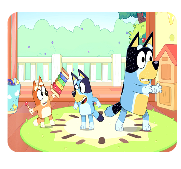 Podkładka pod myszkę Bluey zdjęcie 1