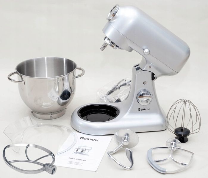 ROBOT KUCHENNY PLANETARNY MAX 2500 W MIKSER 5,5 L BERLINGER 4 MIESZADŁA zdjęcie 9