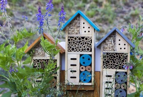 DOMEK hotel BUDKA LĘGOWA DLA OWADÓW MOTYLI Z NATURALNEGO DREWNA DUŻY Z KORĄ na Arena.pl