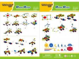 KLOCKI THINKERTOY 68 ELEMENTÓW ROAD RUSH SAMOCHODY na Arena.pl