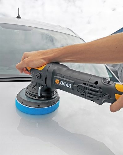 POLERKA SAMOCHODOWA OSCYLACYJNA DUAL ACTION SKOK 21MM 1500W +3 GĄBKI MP0443 na Arena.pl