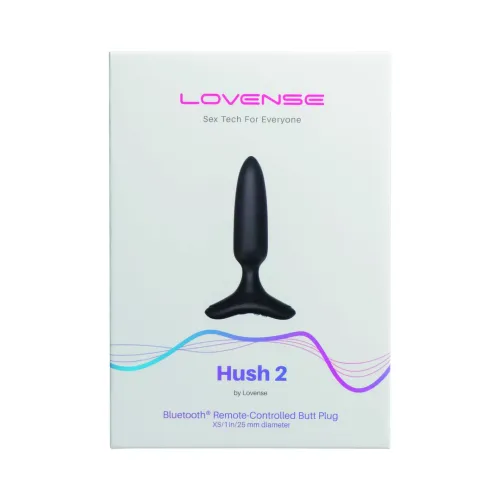 lovense hush 2 xs 25 mm - inteligentny korek z systemem bluetooth na Arena.pl