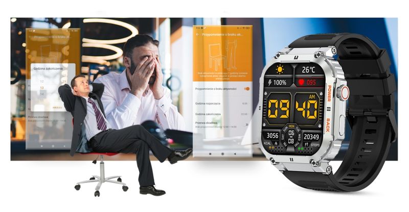 smartwatch gravity gt6-5 zdjęcie 16