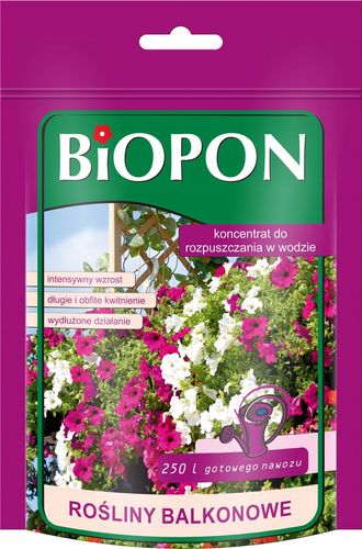 BIOPON Nawóz Koncentrat do roślin balkonowych 250g na Arena.pl