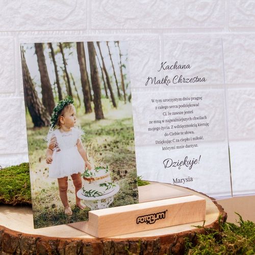 Podziękowanie prezent dla rodziców na ślub Wasze zdjęcie na szkle w 1 dzień na Arena.pl