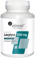 Aliness Lecytyna Medica Forte 1200mg 60k Mózg Pamięć Wyczerpanie Zmęczenie