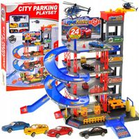 PARKING SAMOCHODOWY GARAŻ ZABAWKA DUŻY WIELOPOZIOMOWY WINDA STACJA MYJNIA