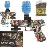 Pistolet automat na kulki żelowe wodne 7-8mm tłumik laser PZ-2201-5 + KZ-20