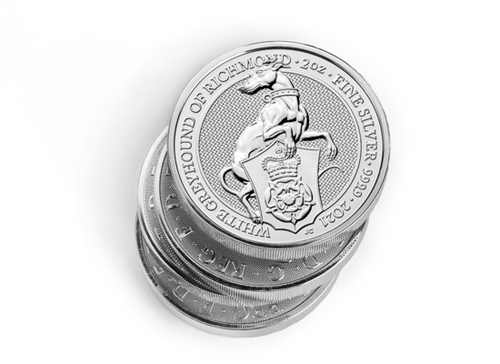 Bestie Królowej: Biały Chart z Richmond 2 uncje Srebra 2021 na Arena.pl