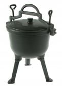 Kociołek ŻELIWNY GARNEK MYŚLIWSKI Węgierski Emaliowany 8L Na OGNISKO GRILL