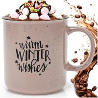 Kubek Świąteczny do Kawy Herbaty Prezent Święta Boże Narodzenie Duży XXL