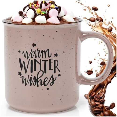 Kubek Świąteczny do Kawy Herbaty Prezent Święta Boże Narodzenie Duży XXL na Arena.pl