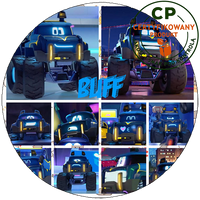 Opłatek na tort Batwheels