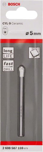 wiertło do szkła i ceramiki cyl-9 softceramic 5*70mm - b 2608587159 na Arena.pl