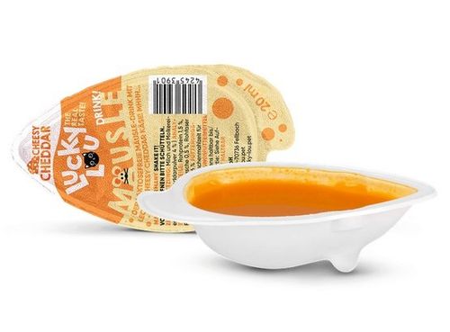 Niskokaloryczny przysmak dla kotów - Lucky Lou Napój z serem Cheddar 20ml na Arena.pl