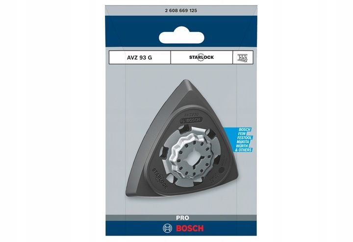 BOSCH Tarcza szlifierska PRO AVZ 93 G do Multitool STARLOCK oryginalna zdjęcie 9