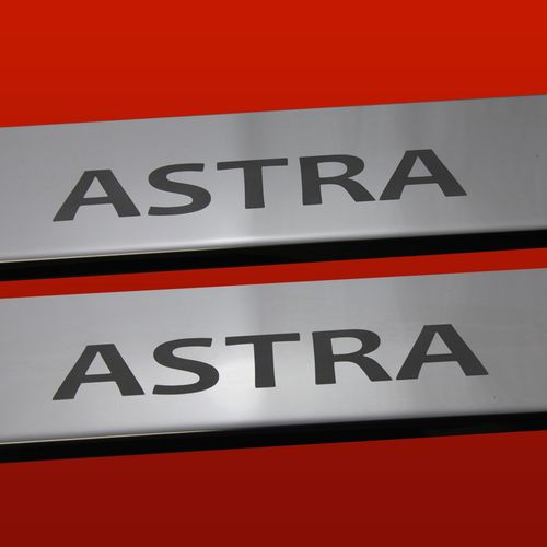 Listwa progowa OPEL ASTRA MK6/J/IV ASTRA Stal nierdzewna 304 połysk 2szt na Arena.pl