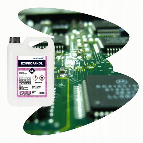 Alkohol Izopropylowy 99,9% IPA 5L Izopropanol czyszczenie Elektroniki, na Arena.pl