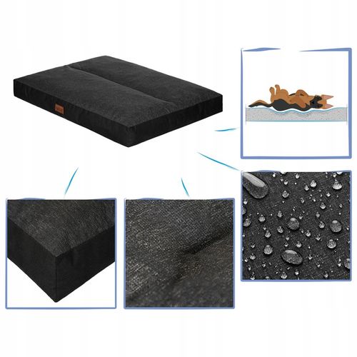 Legowisko dla psa, Materac dla psa, Kojec dla psa, Wodoodporne - L 90x70 cm na Arena.pl