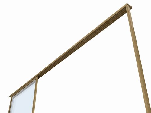 DRZWI PRZESUWNE SZKLANE LUXE 4M 370X238 CM KOLOR DREWNA na Arena.pl