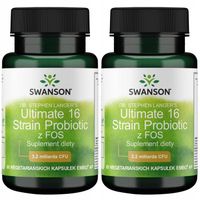 2x SWANSON ULTIMATE 16 RODZAJÓW PROBIOTYK MINERAŁY Trawienie ZDROWE JELITA