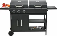 PODWÓJNY GRILL GAZOWO WĘGLOWY 8.4 KW OGRODOWY