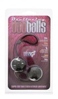 marbilized duo balls   black