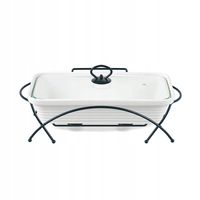Podgrzewacz do potraw ceramiczny 1,7L 32,5cm biały MAESTRO MR11362-73