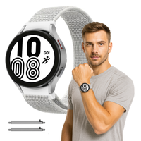 Pasek do Xiaomi Redmi Watch 5 Lite nylon opaska mocny szary bransoleta 22mm
