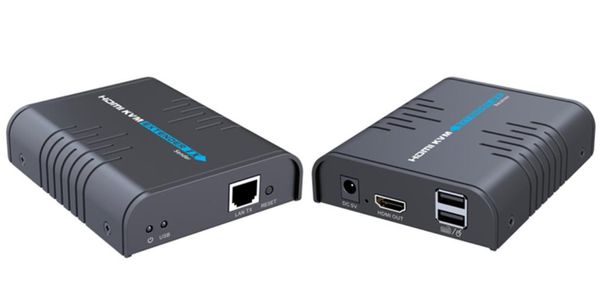 Konwerter HDMI na IP + KVM przedłużacz USB