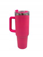 Kubek termiczny ze słomka kubek termiczny na kawę herbatę zimne napoje