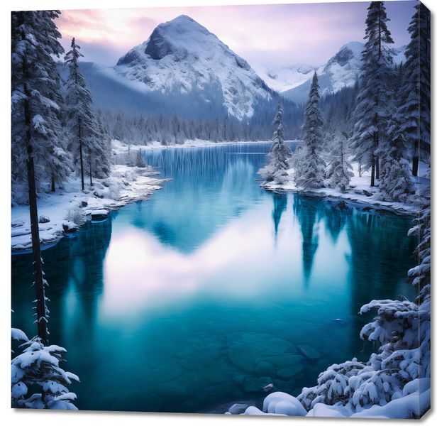 Obraz 100x100cm Górzyste Prześwity zdjęcie 1