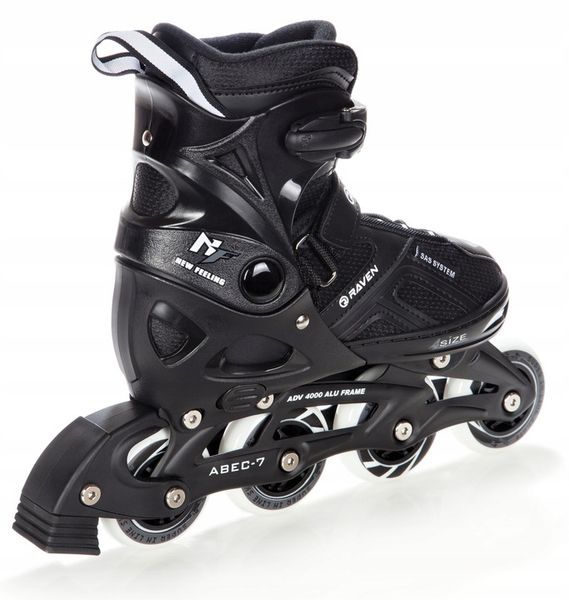 Rolki Regulowane RAVEN Pulse Black 37-40 zdjęcie 4